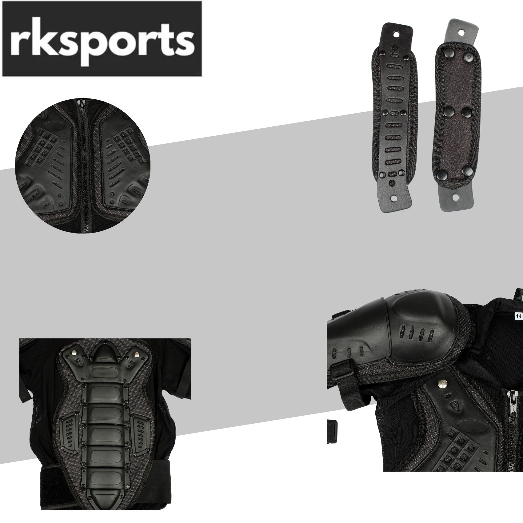 RKSPORTS MOTOCROSS MOTORBIKE CE ARMOURED BODY PROTECTION KIDS ADULT