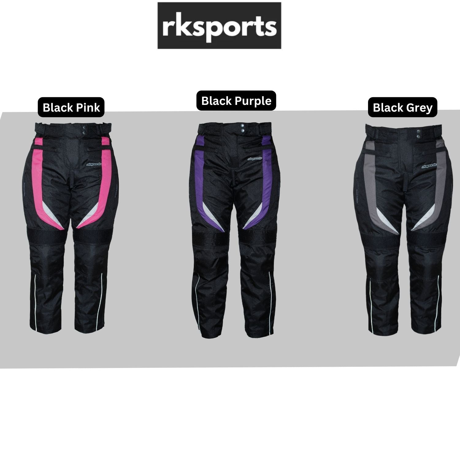 Rksports Ladies 737 Motorcycle Motorbike Waterproof Textile Trouser CE