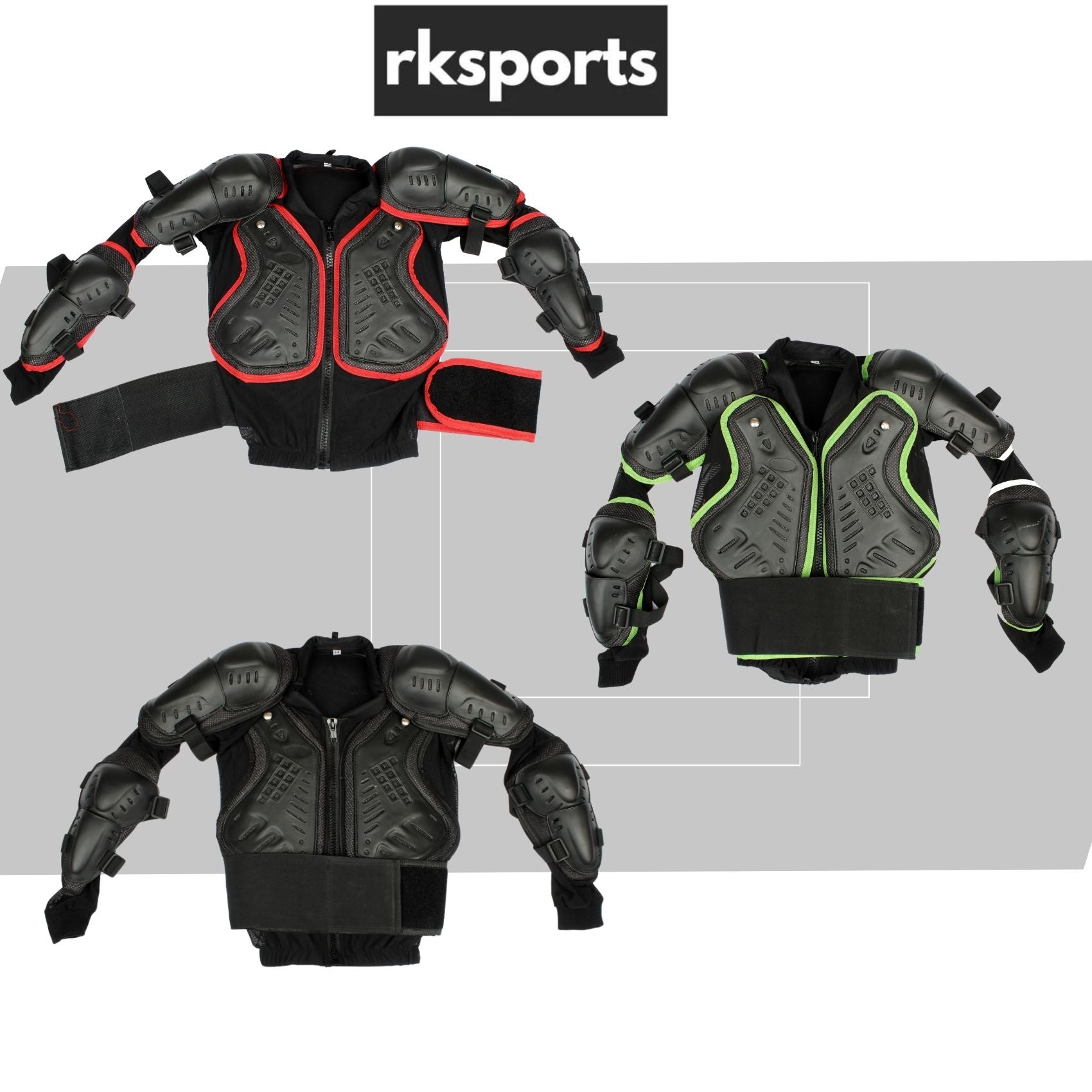 RKSPORTS MOTOCROSS MOTORBIKE CE ARMOURED BODY PROTECTION KIDS ADULT