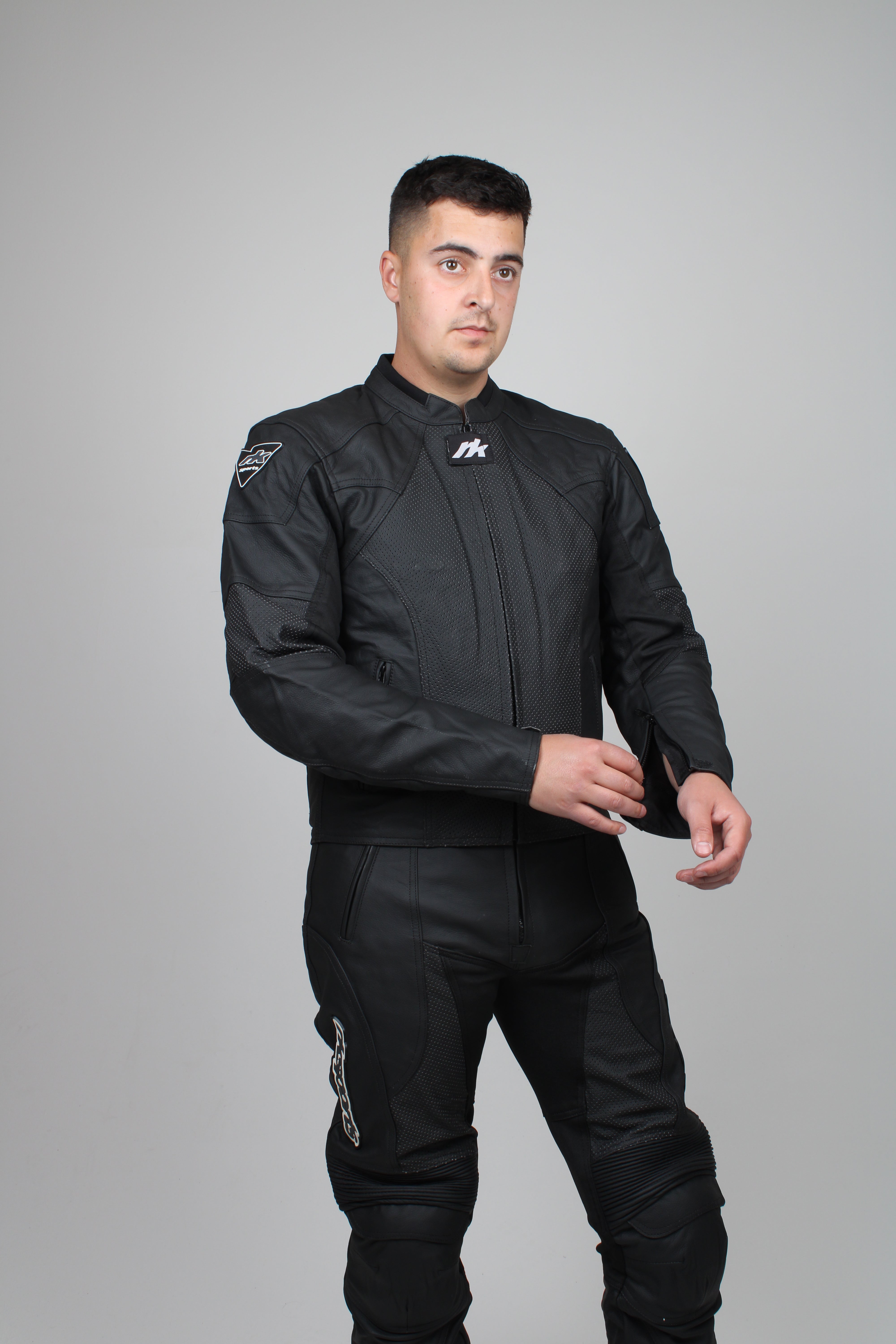 03 Motorbike Leather jacket and trouser Combination