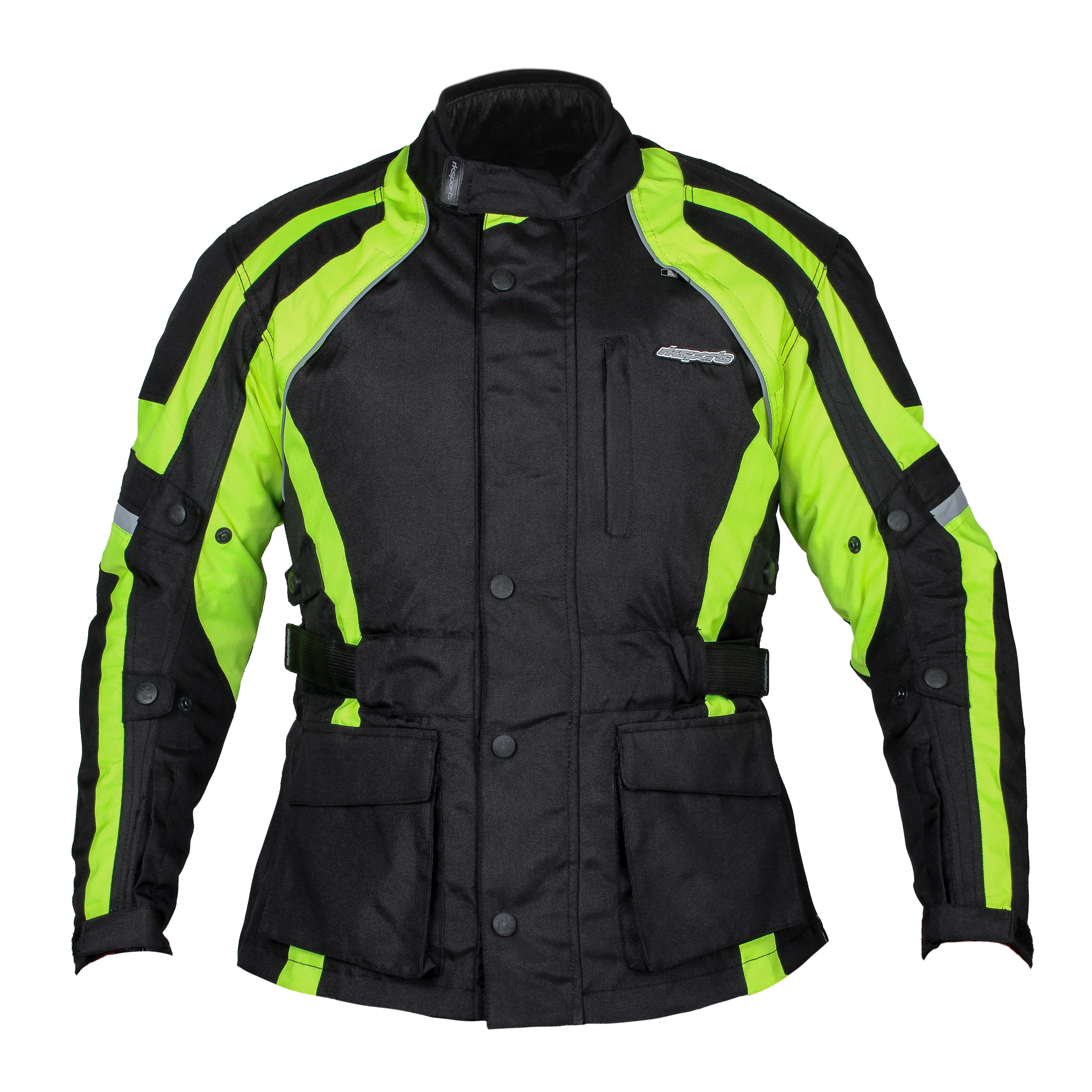RKSports Style Commander Motorbike Motorcycle Waterproof Jacket red blue black
