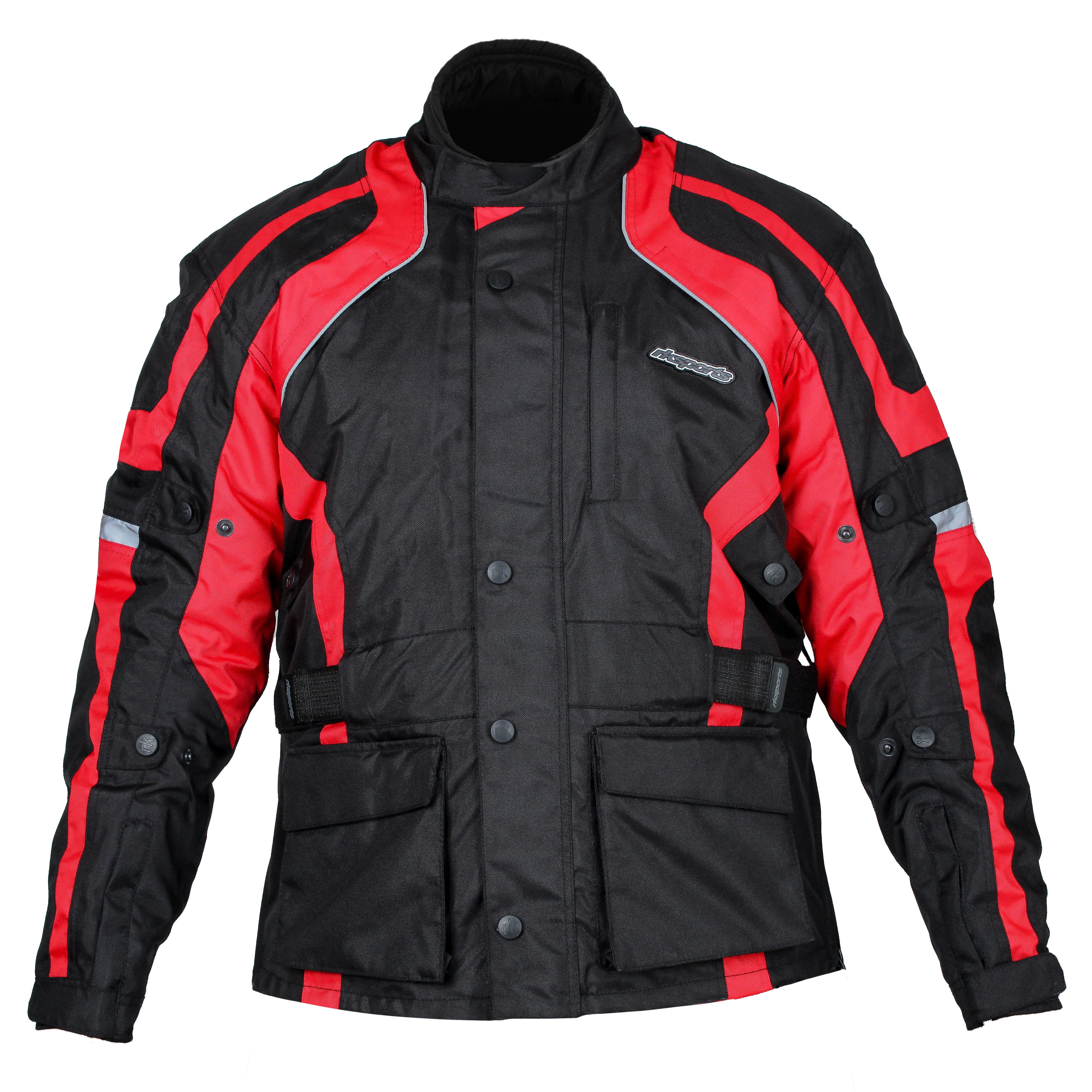 RKSports Style Commander Motorbike Motorcycle Waterproof Jacket red blue black