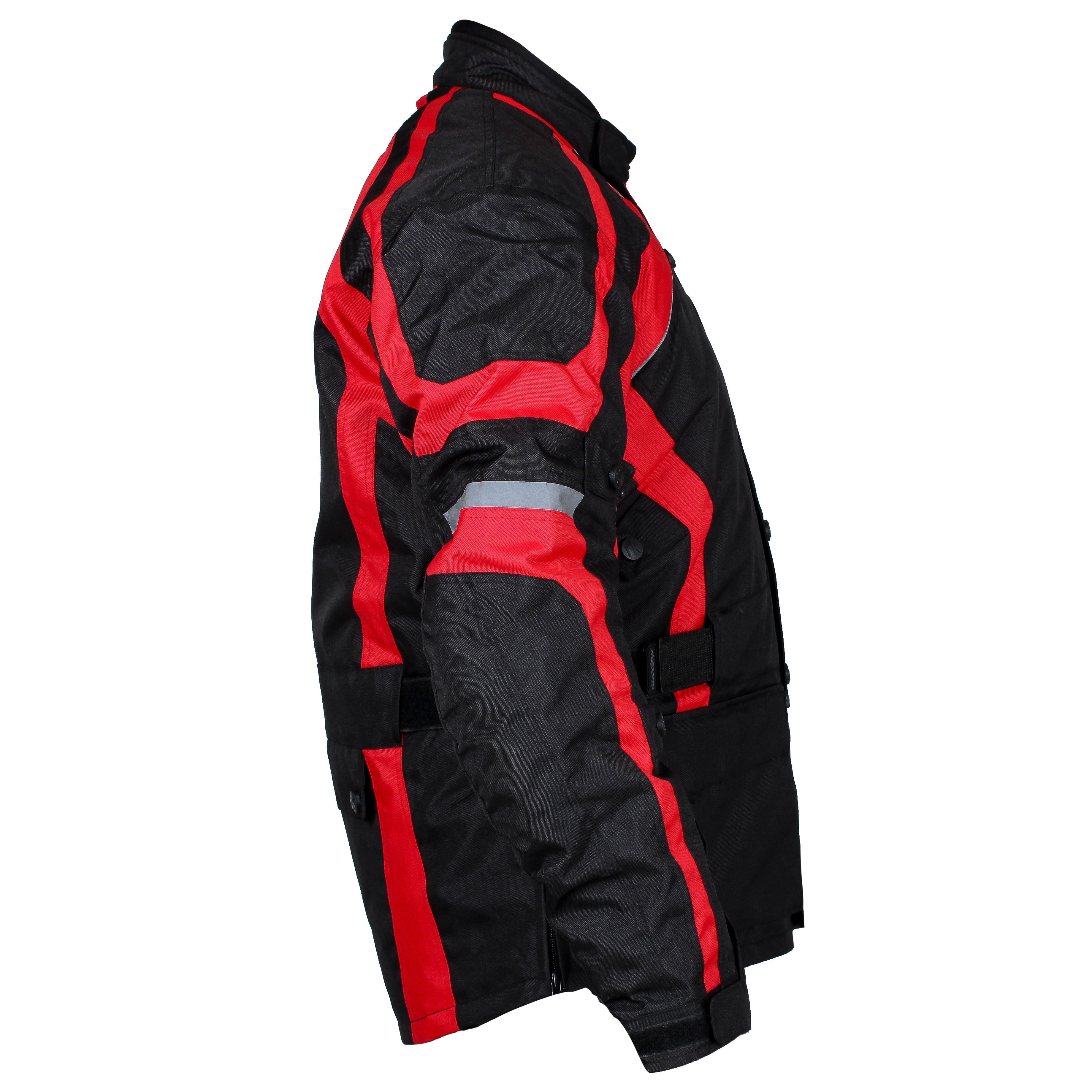 RKSports Style Commander Motorbike Motorcycle Waterproof Jacket red blue black