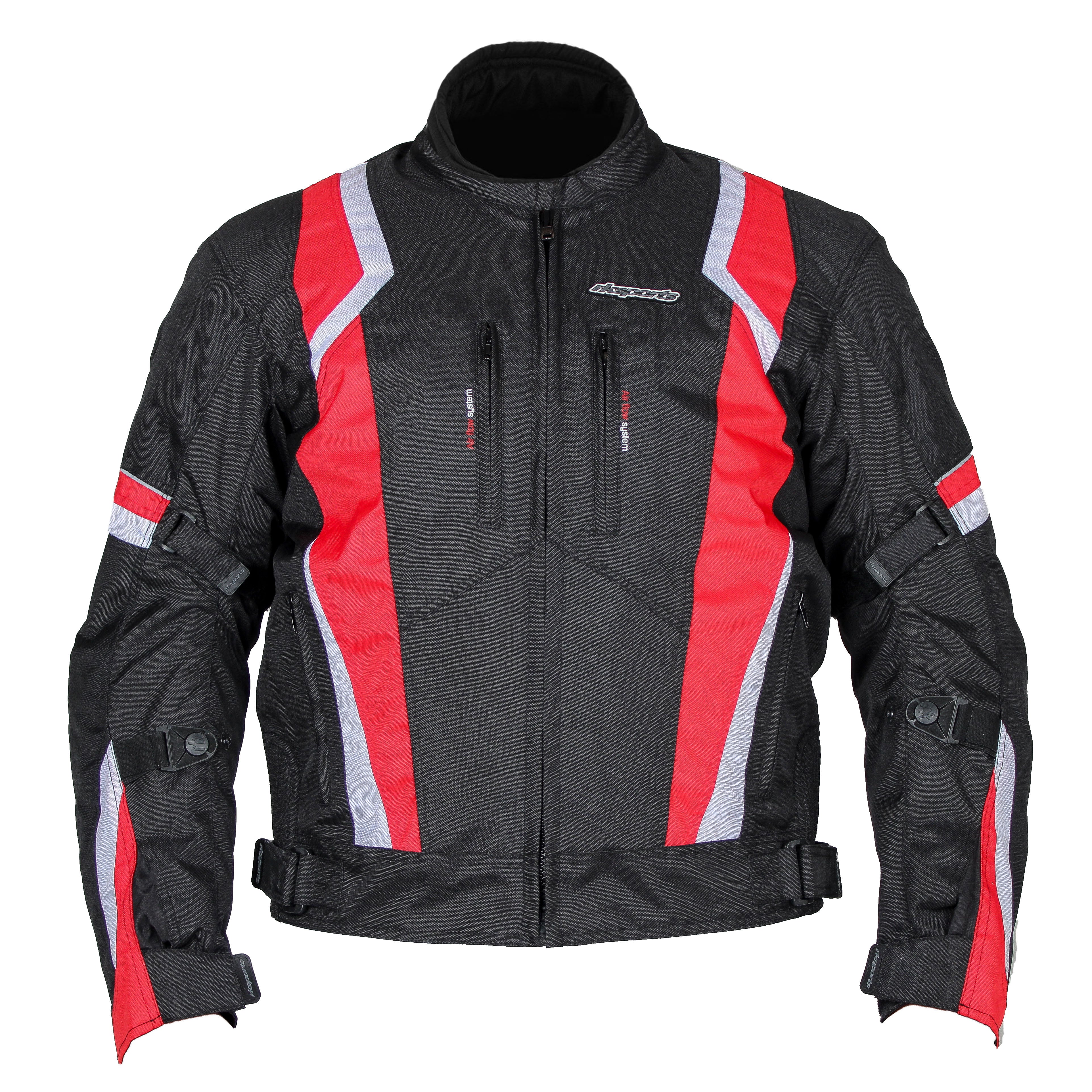 RKSports 1509 MENS Waterproof Textile Motorbike Motorcycle Armoured Jacket