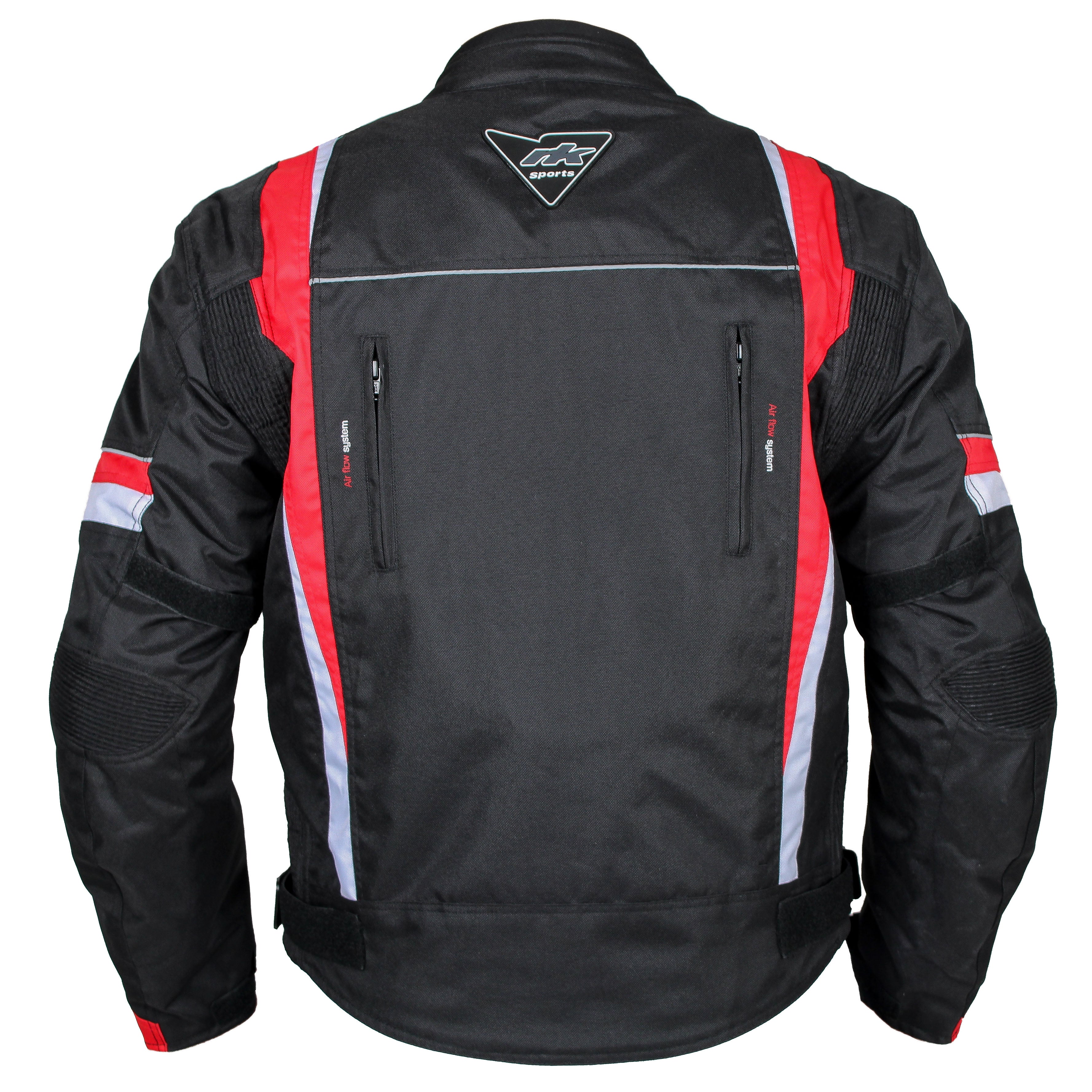RKSports 1509 MENS Waterproof Textile Motorbike Motorcycle Armoured Jacket
