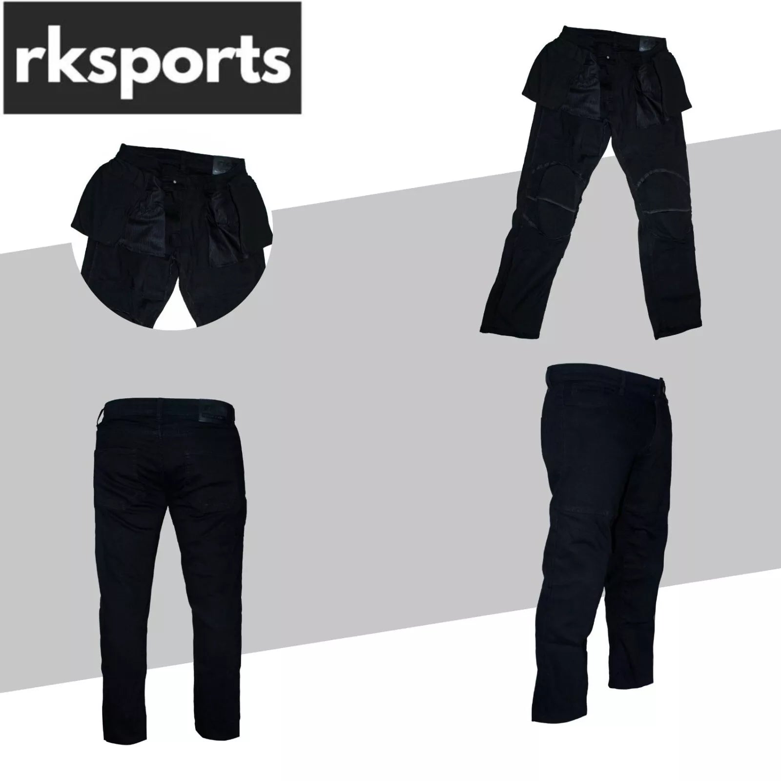 RK Sports Original CE Approved A Rated Motorcycle Denim Jeans – Comfortable