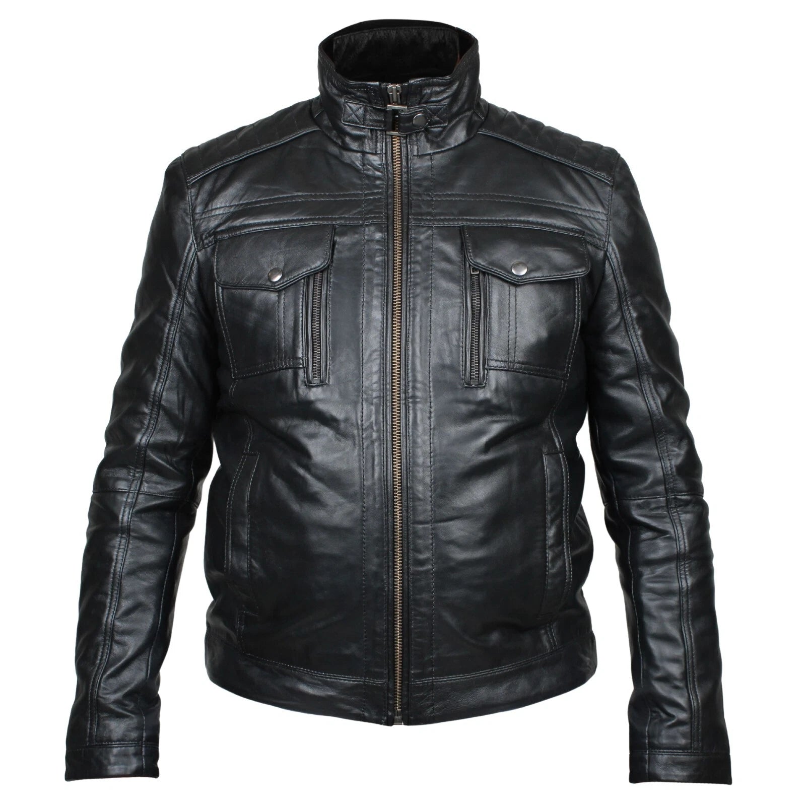 Rksports Mens Style MB 380 Fashion Leather jacket