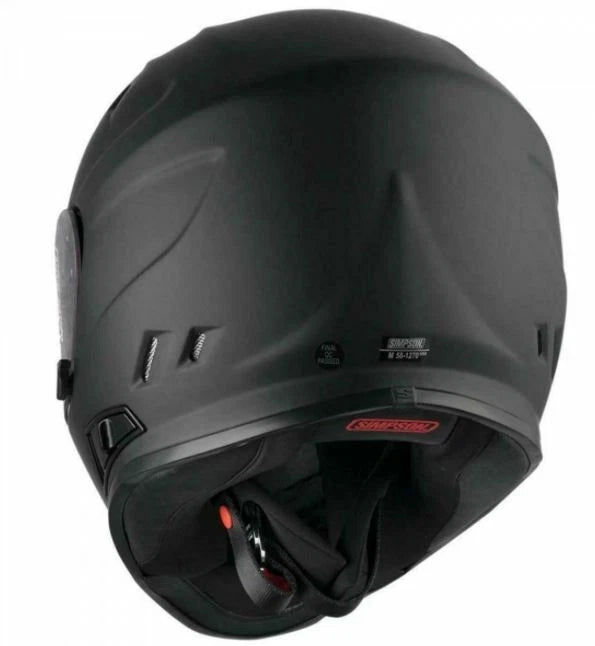 BRAND NEW LATEST MODEL SIMPSON VENOM FIGHTER MOTORCYCLE MOTORBIKE HELMET