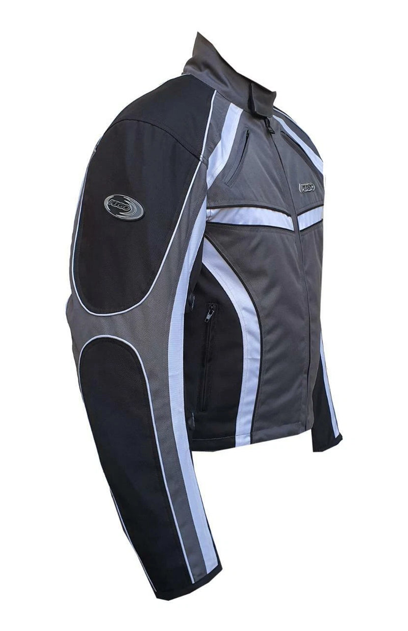 RKSports 5060 MENS WATERPROOF TEXTILE MOTORBIKE MOTORCYCLE JACKET CE ARMOUR