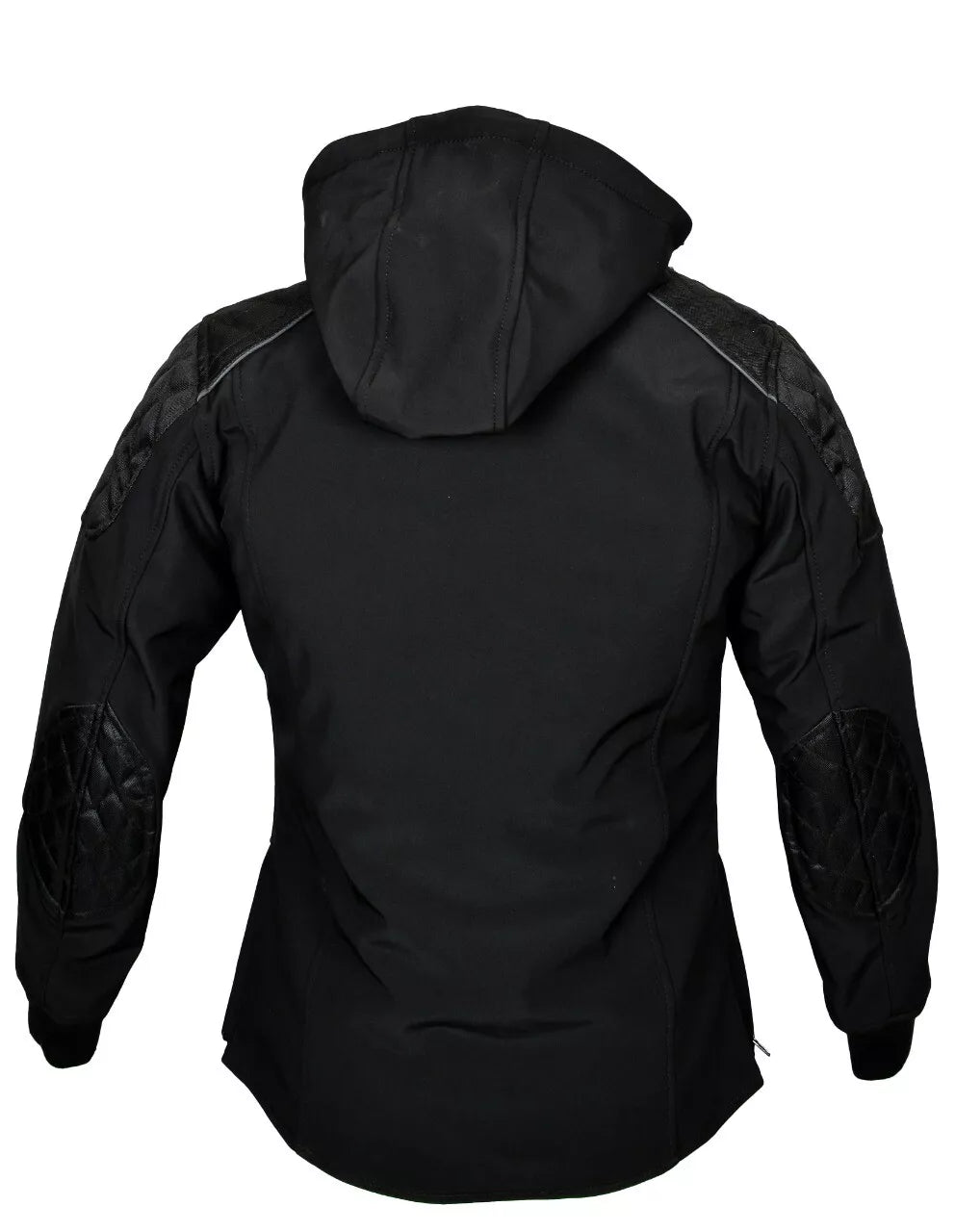 RKSports ladies Motorcycle  CE Armour Waterproof Soft Shell Hoodie Jacket