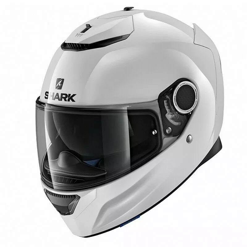 Shark Spartan White Full face motorcycle Helmet