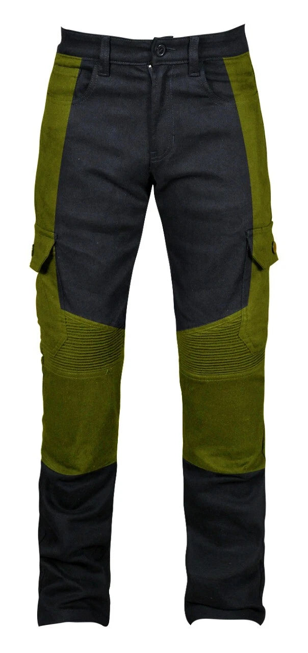 Neu Herren Stretch Cargo Motorrad Wasser Abweisend Jeans Mit kevlar