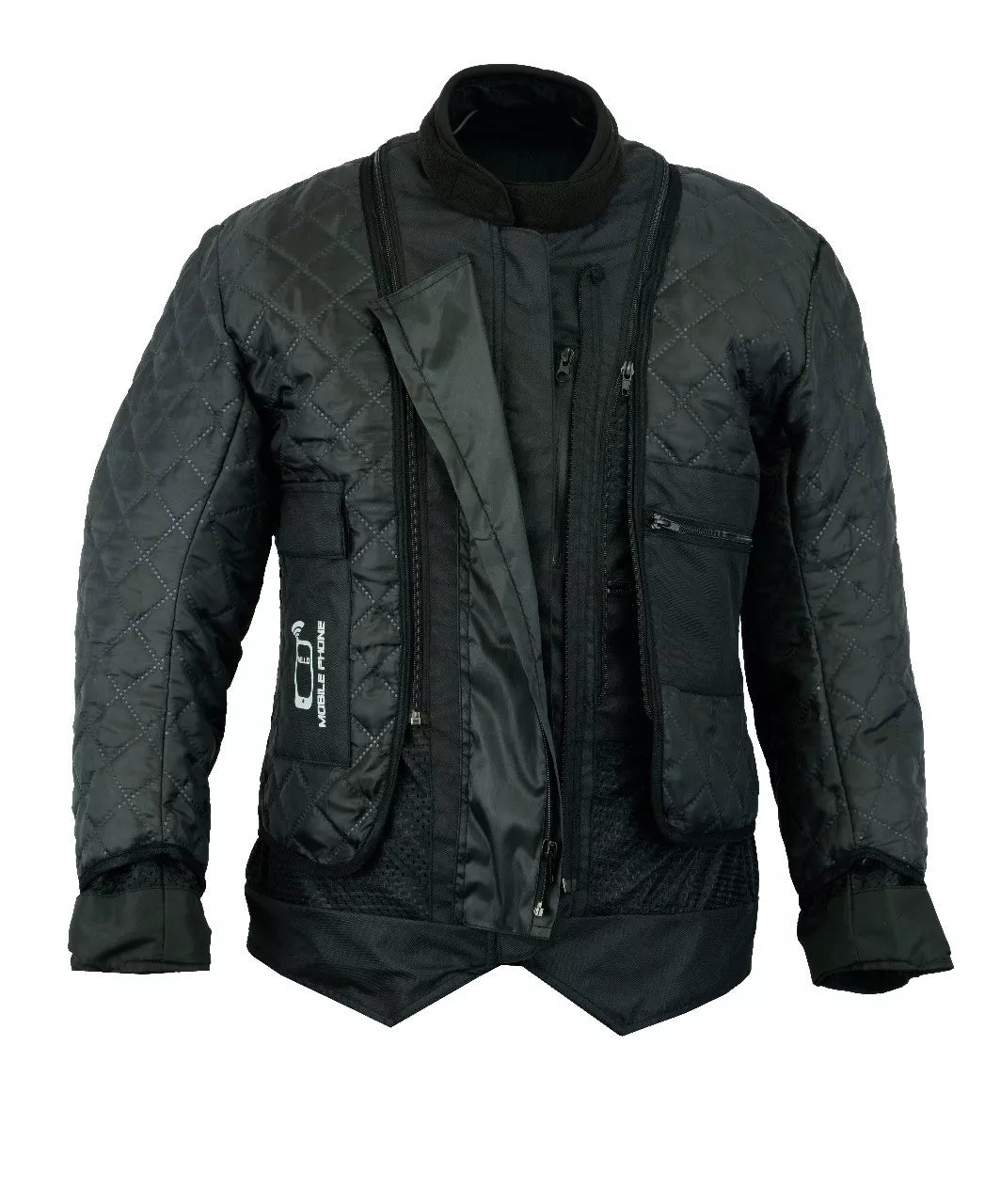 RKSports 1346 LADIES TEXTILE WATERPROOF MOTORBIKE MOTORCYCLE JACKET CE ARMOUR