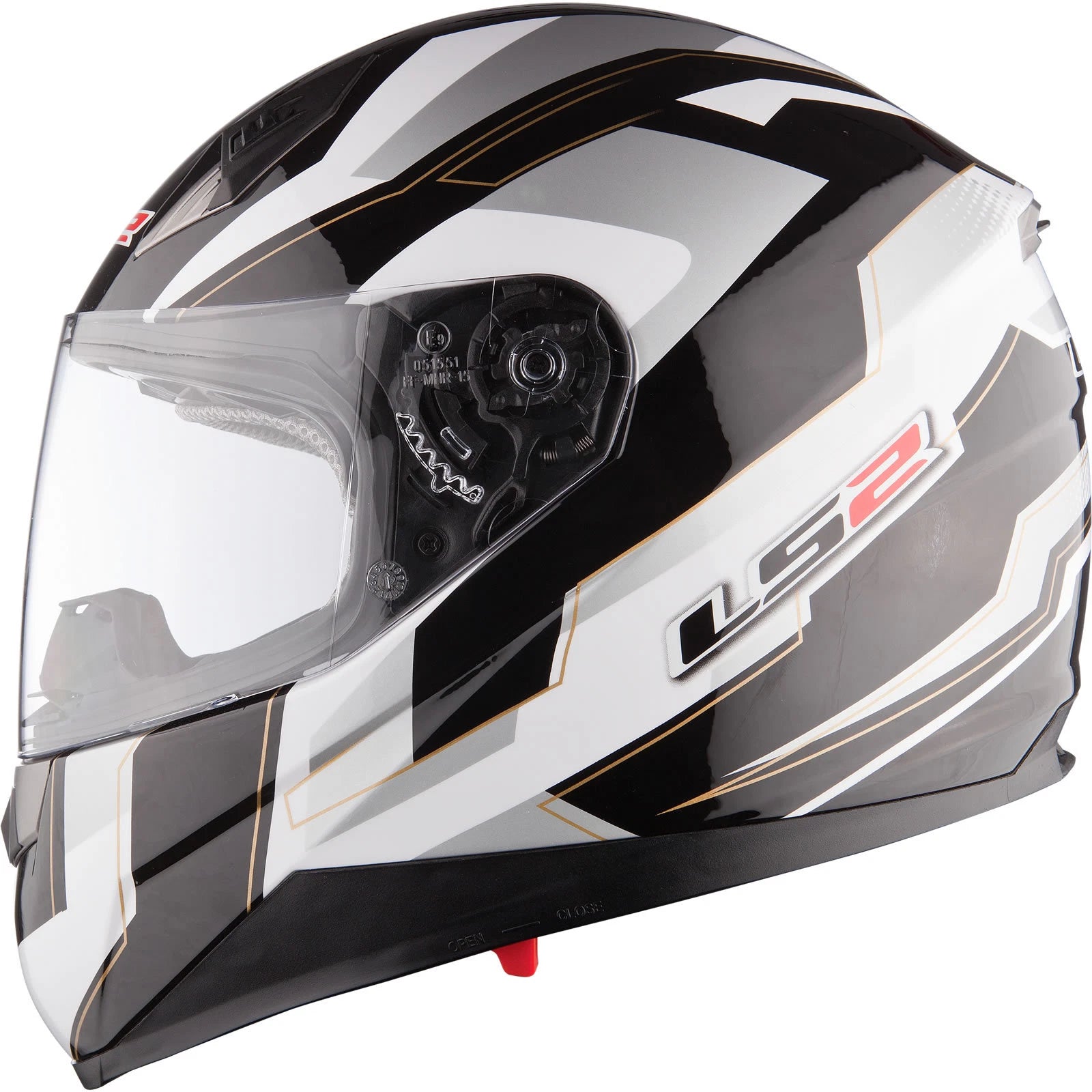 LS2 FF384 SPIT Motorcycle Motorbike full face crash helmet
