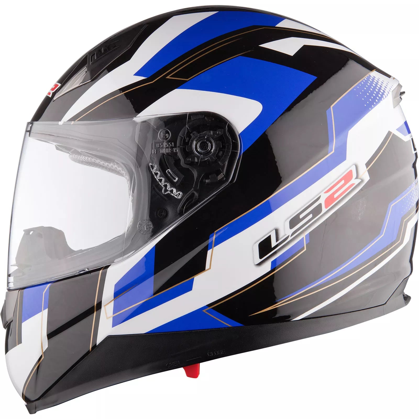 LS2 FF384 SPIT Motorcycle Motorbike full face crash helmet