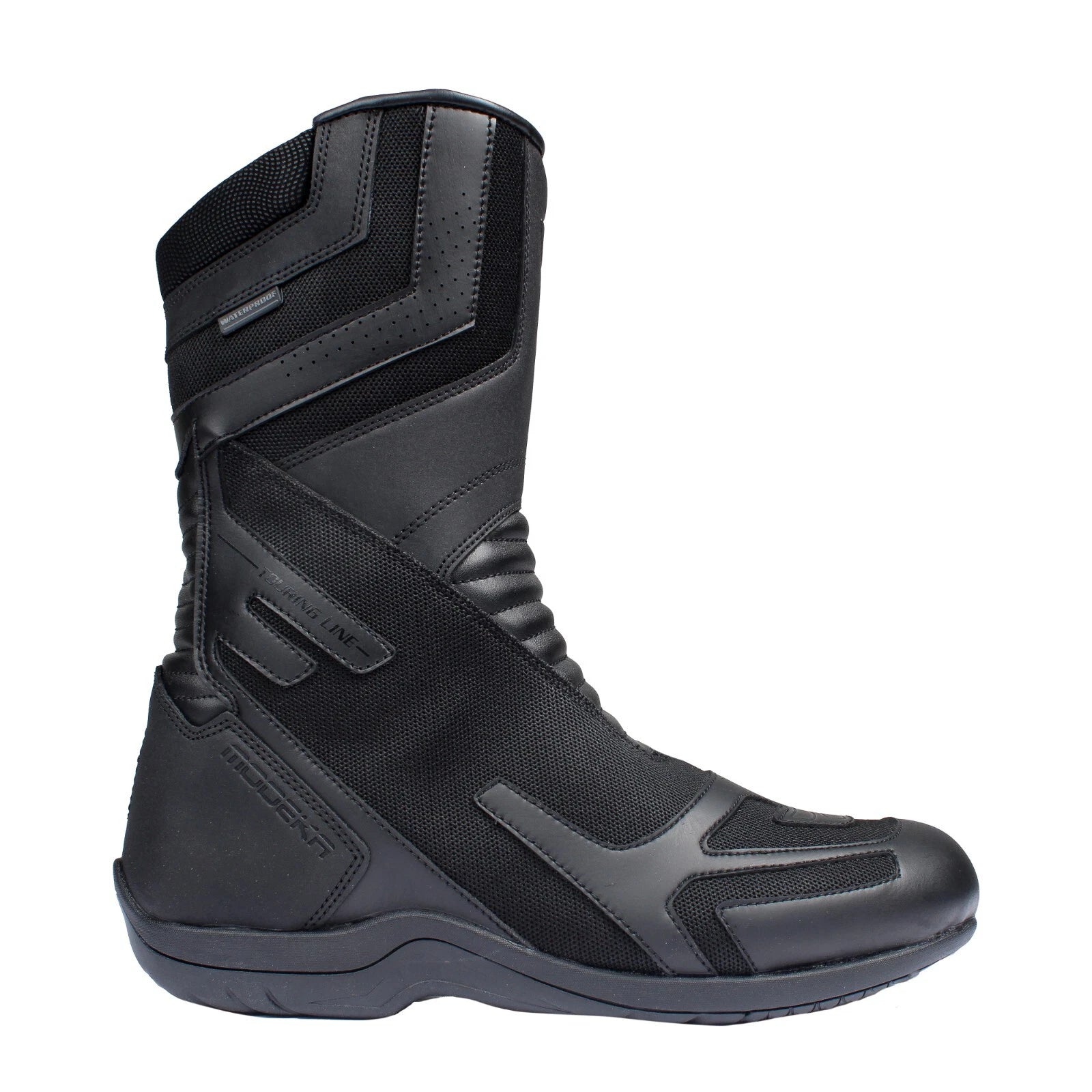 RKSPORTS STYLE MODEKA MENS MOTORCYCLE MOTORBIKE TOURING BLACK LEATHER BOOTS