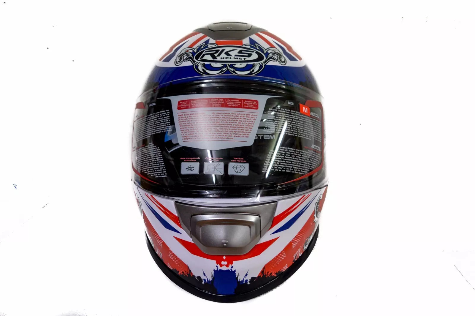 RKS Patriot Inner Sun Visor Motorcycle Motorbike Scooter Crash Helmet