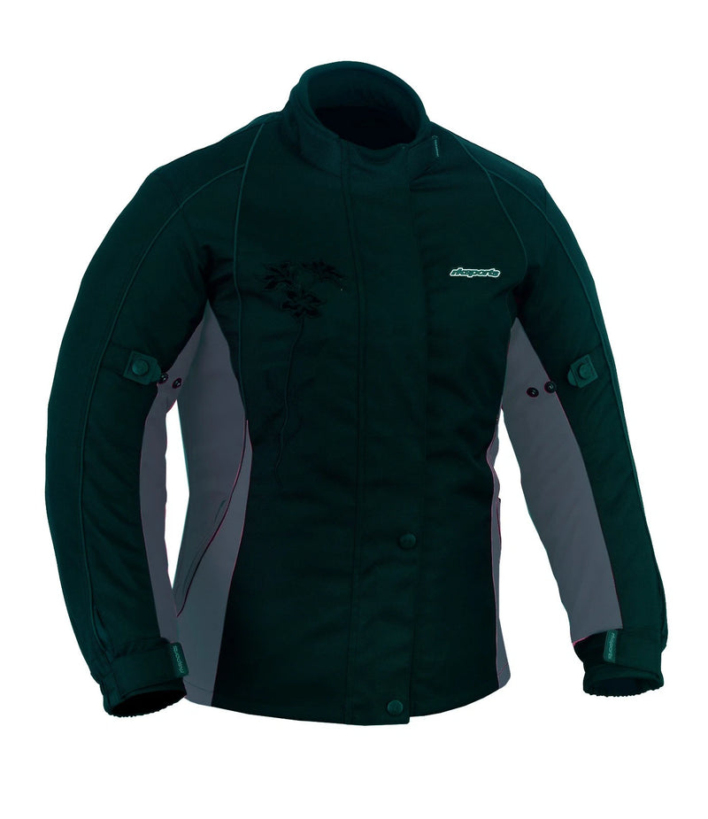 RKSports 4055 LADIES TEXTILE WATERPROOF MOTORCYCLE MOTORBIKE JACKET CE ARMOUR