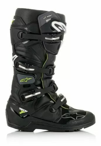Alpinestars Tech 7 Enduro Drystar Boots Black Grey Waterproof Off Road