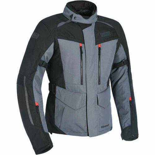 Oxford Continental Advanced Waterproof Motorcycle Motorbike Jacket Tech Grey
