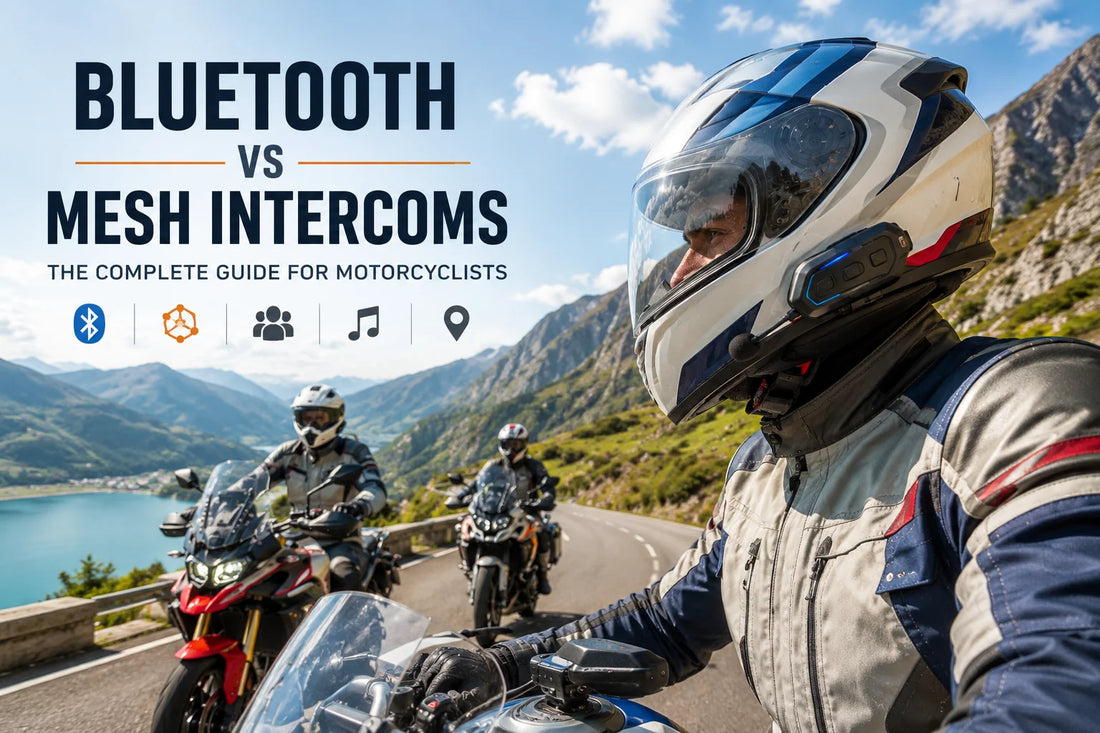 Motorcycle Intercoms Explained: Bluetooth vs Mesh & How to Choose