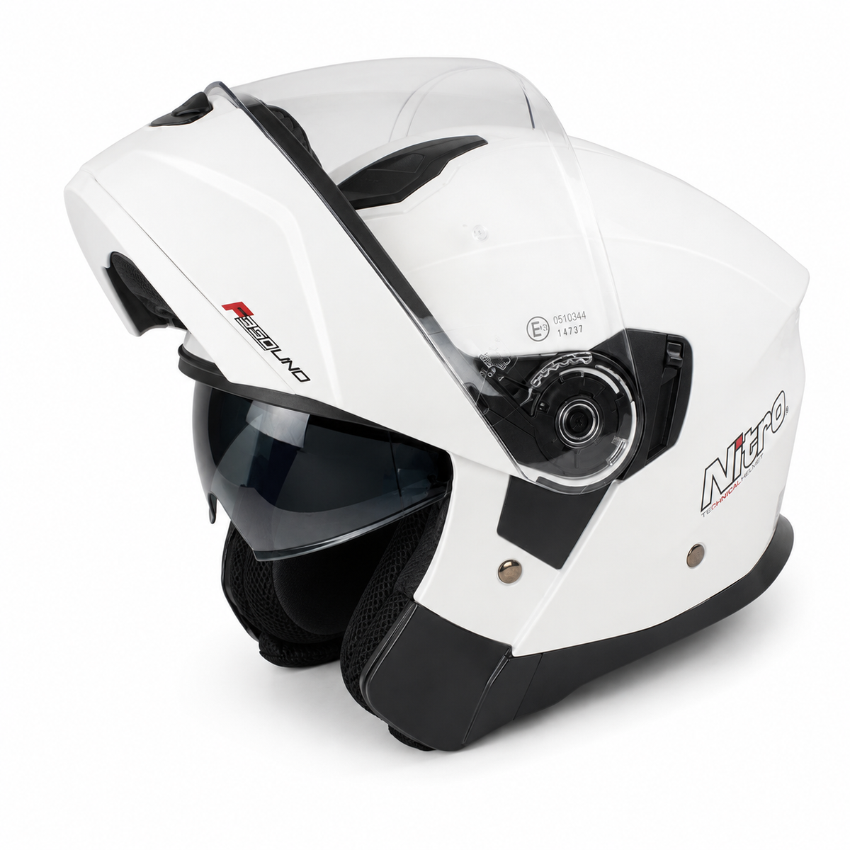 Nitro F350 Uno Flip Up Modular Motorcycle Helmet