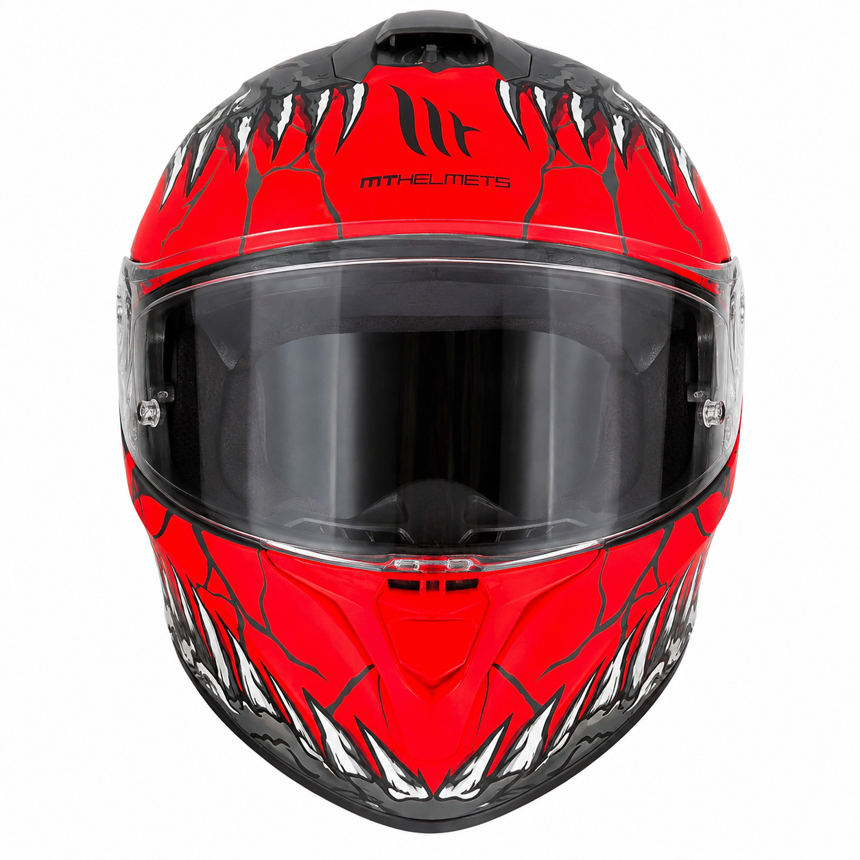 MT 1 Helmets Full Face Motorcycle Helmet – Red & Black Graphic Design – ECE R22.06 Certified – Sport & Road Riding Helmet (Copy)