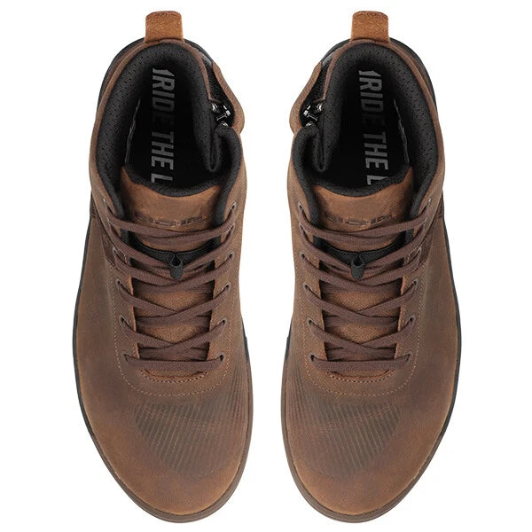 Richa Travis Waterproof Motorcycle Motorbike Boots Brown