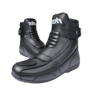 RK-2 SHORT LEATHER CRUISER ANKLE MOTORBIKE MOTORCYCLE BOOTS LADIES & MEN