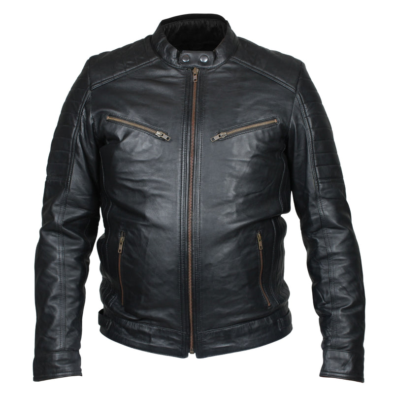 Rksports Mens  Style 1767 Fashion Leather jacket