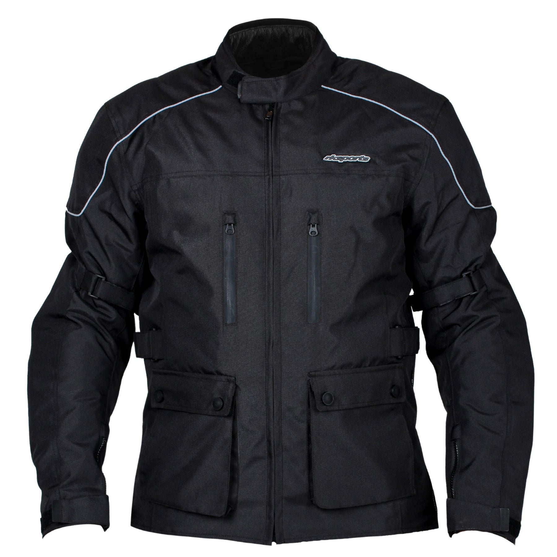RKSports Style Style 2036 Motorbike Motorcycle Waterproof Jacket  BLACK