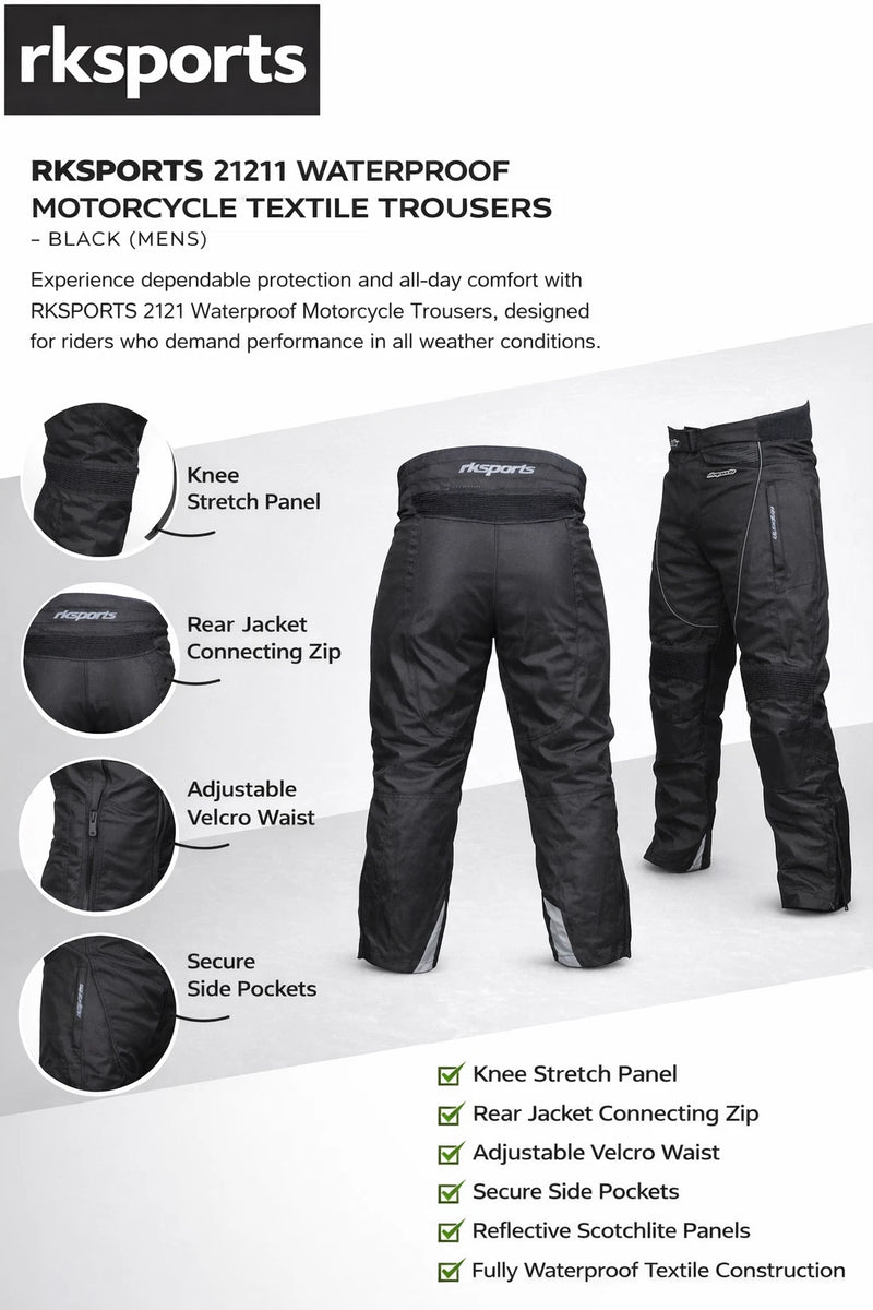 Pantalon moto de protection Proto Textile 2121