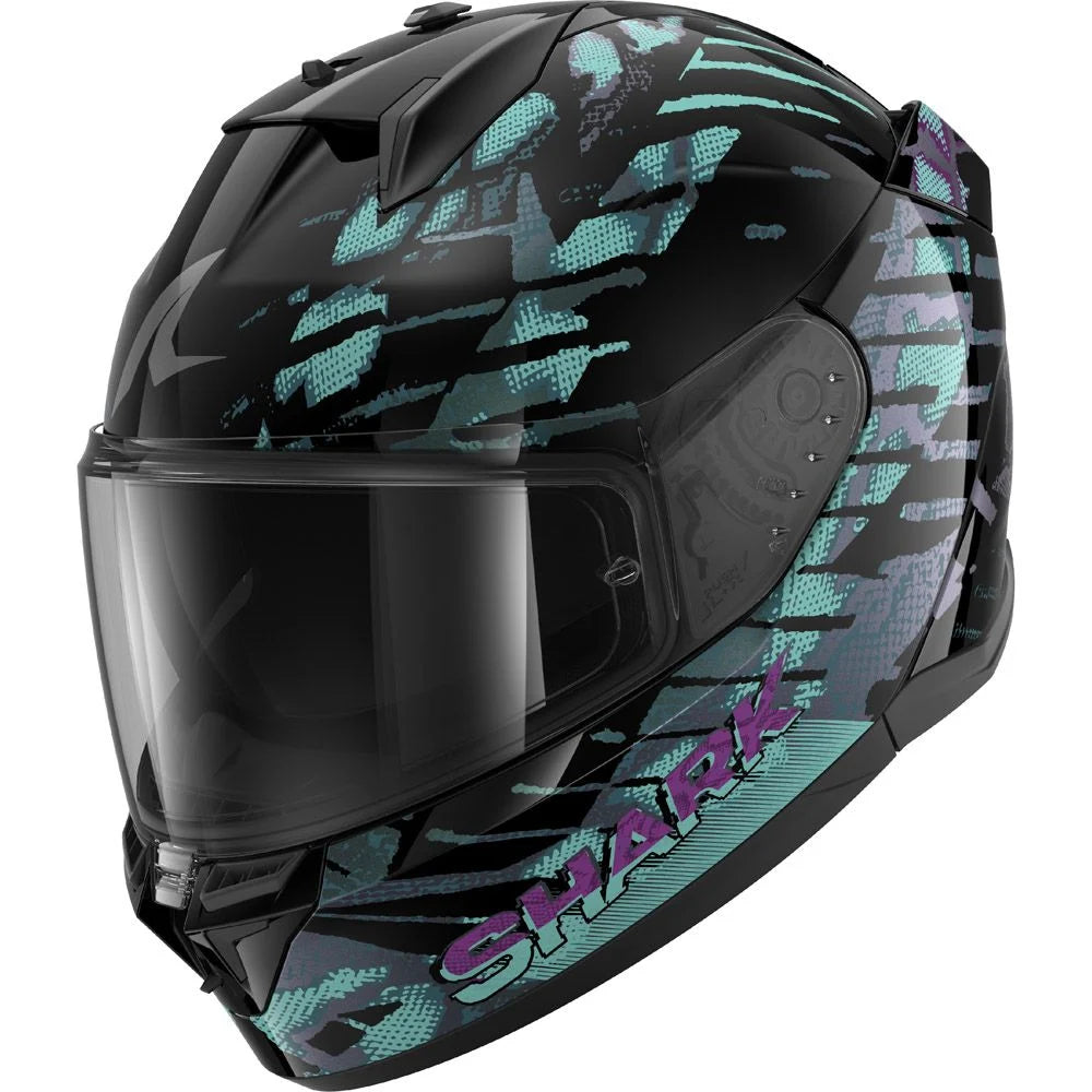 Shark D-Skwal 3 -  Reptaia MAT KXK Motorbike Motorcycle Helmet