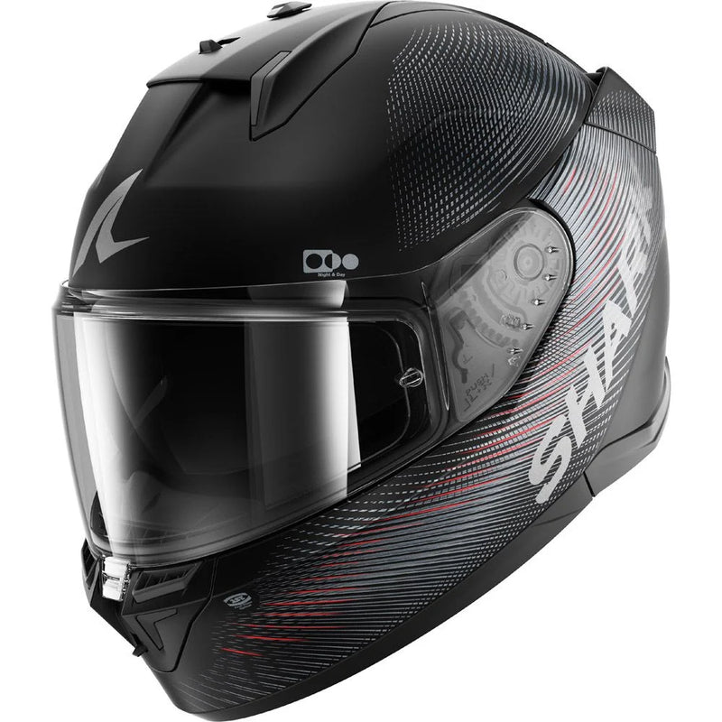 Shark D-Skwal 3 -  SP Lyne KAR Motorbike Motorcycle Helmet
