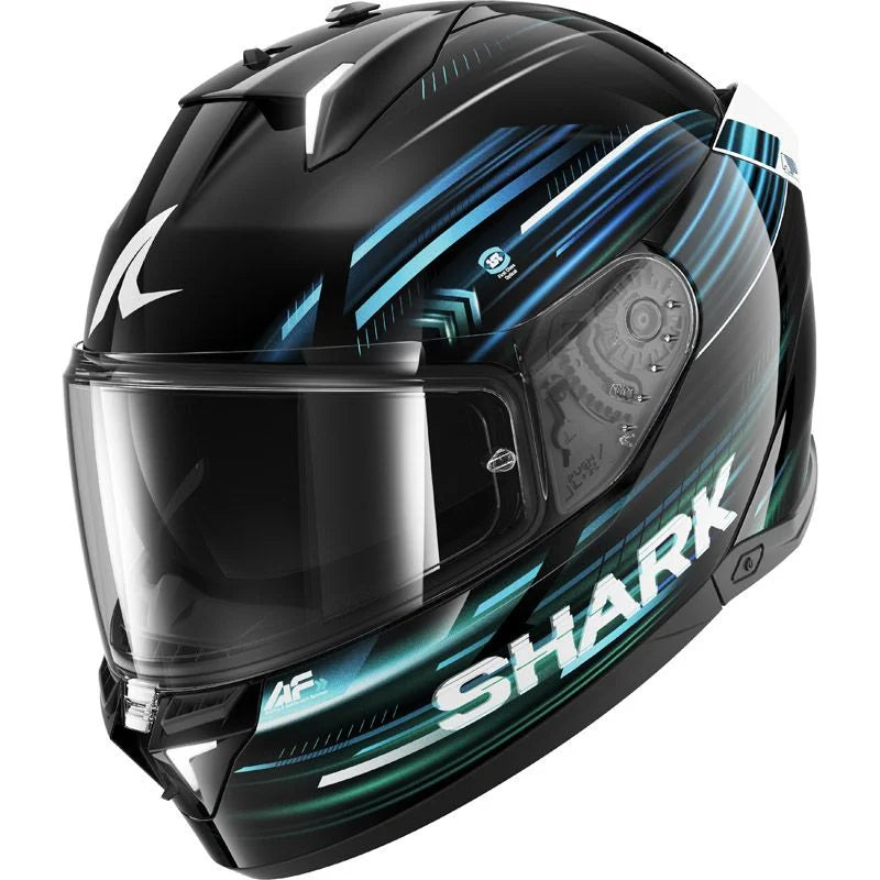 Shark D-Skwal I3 -  Light-Blur KBG Full Face Moto Motorcycle Helmet