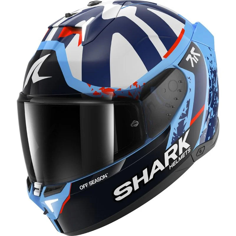 Shark D-Skwal 3 - Fernandez BBW  Full Face Moto Motorcycle Helmet