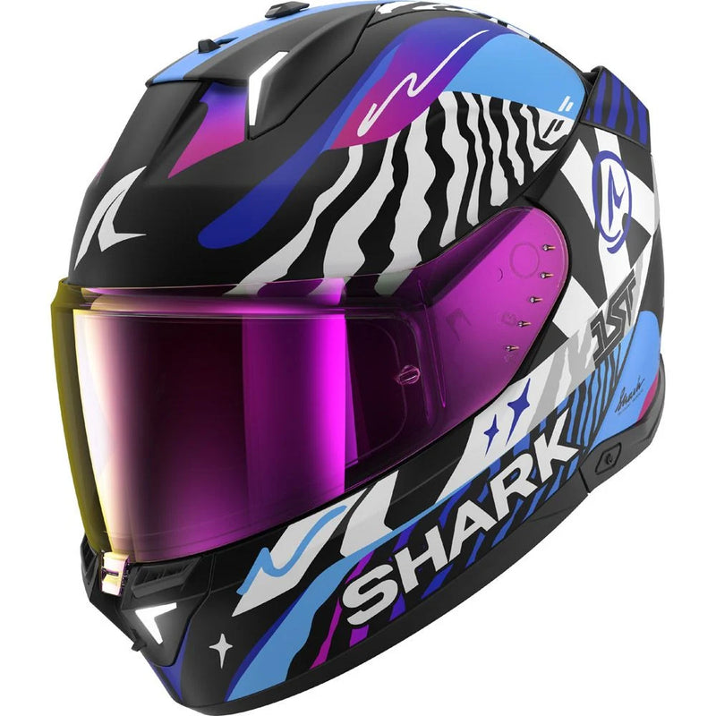 Shark D-Skwal 3 - Fernandez BBW Full Face Moto Motorcycle Helmet