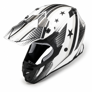 Wulfsport Off Road Iconic Adult Helmet Motocross Racing MX Helmet ATV Quad Crash