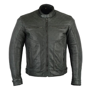 Veste Moto Cuir Proto Fashion Avec Armure