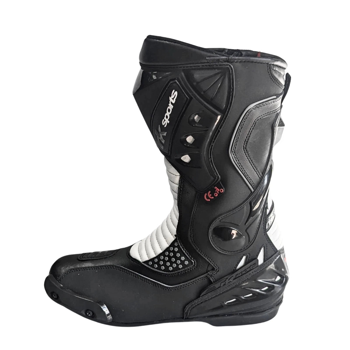 Bottes de moto RK Sports Racer 10043 CE résistantes à l'eau
