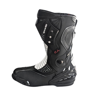 Bottes de moto RK Sports Racer 10043 CE résistantes à l'eau