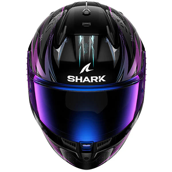 Shark D-Skwal 3 Blast R KGX  Black / Blue / Purple Motorcycle FullFaceECE22.06Helmet