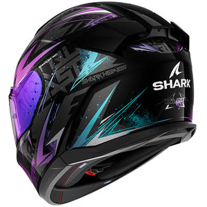 Shark D-Skwal 3 Blast R KGX  Black / Blue / Purple Motorcycle FullFaceECE22.06Helmet