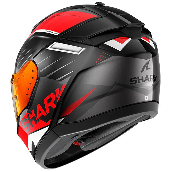 Shark Ridill 2  Bersek Black / Red / Anthracite Motorcycle Motorbike Full Face Helmet