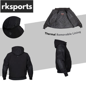 Sweat à capuche moto blindé Proto CE Armour Soft Shell