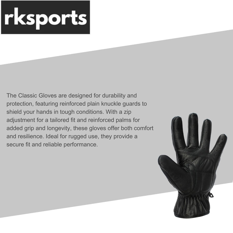 Summer  Leather style 1019 Perforated Motorcycle Motorbike Gloves