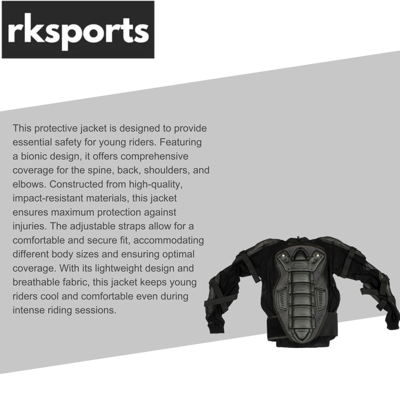 RKSPORTS MOTOCROSS MOTORBIKE CE ARMOURED BODY PROTECTION  KIDS ADULT