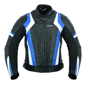 Blouson de moto en cuir RK Sports Leather Speed 7