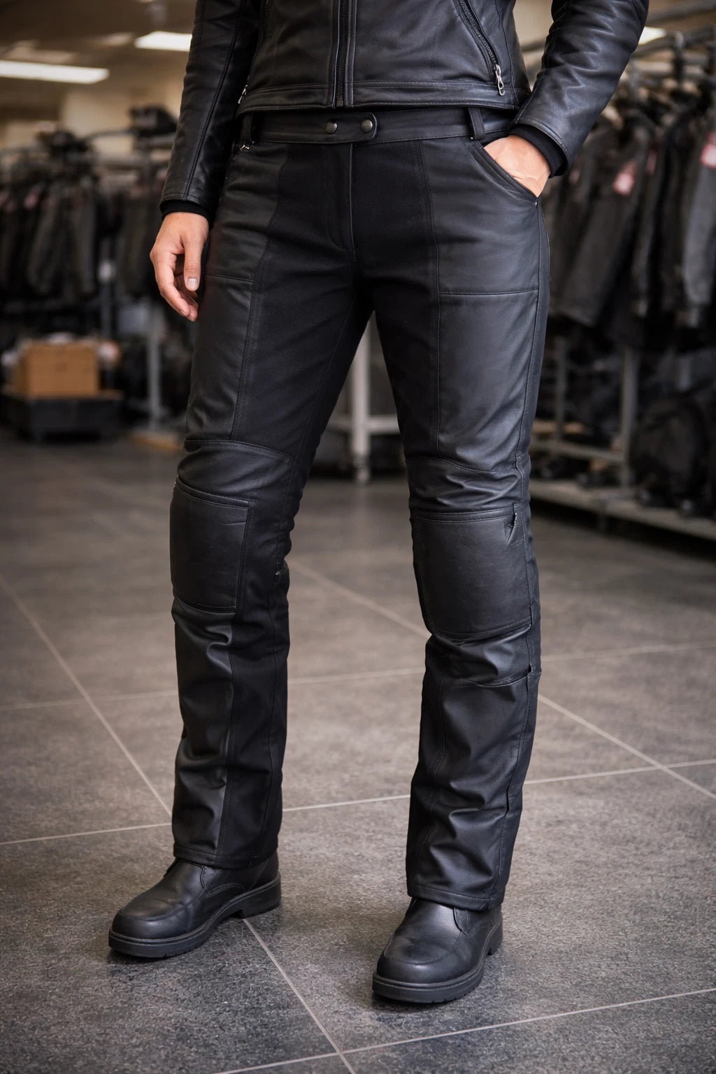Pantalon de moto RK Sports Leather 455