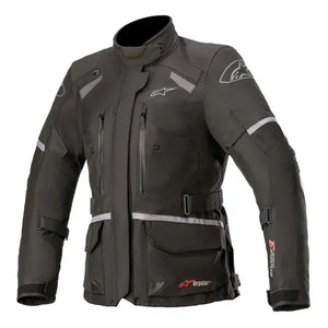 Alpinestars Stella Andes V3 Drystar Motorcycle Jacket - Black/Dark Grey